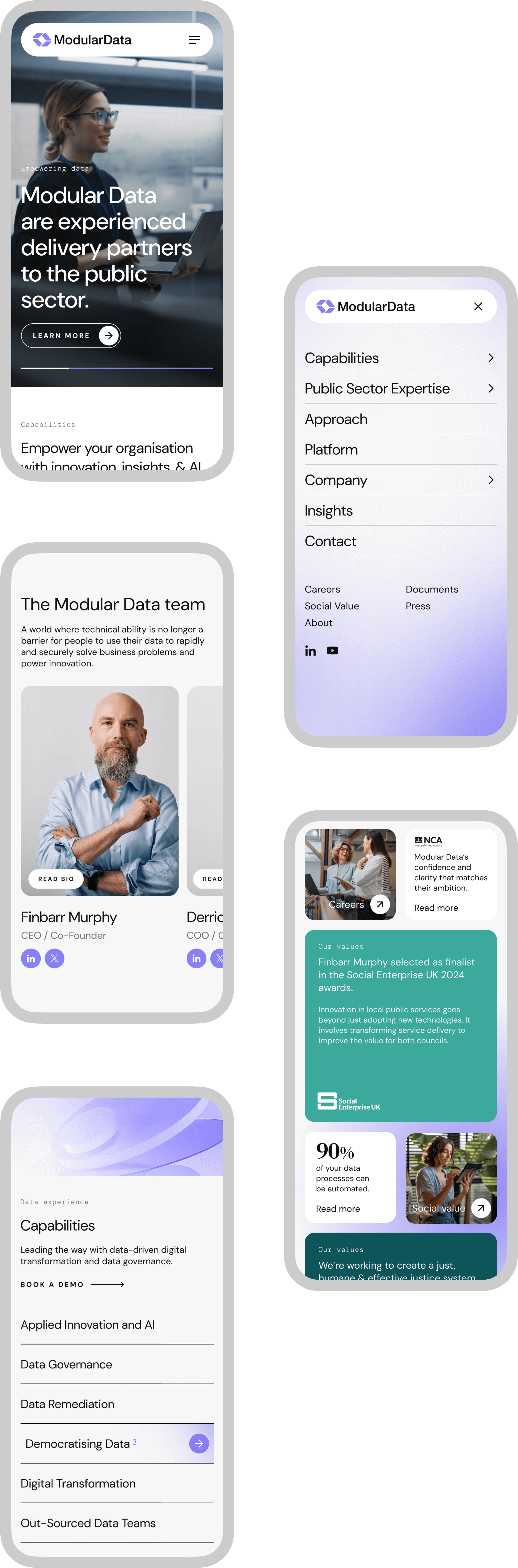 Modular Data Mobile Design
