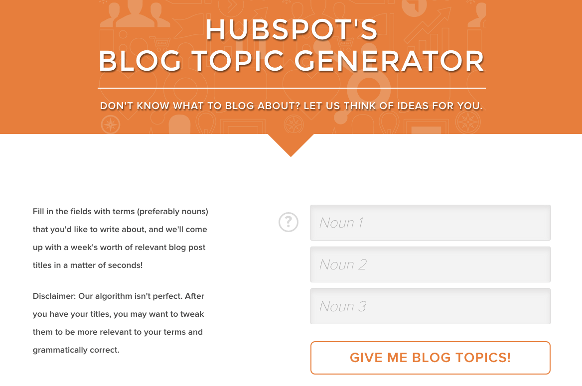 HubSpot Blog Topic