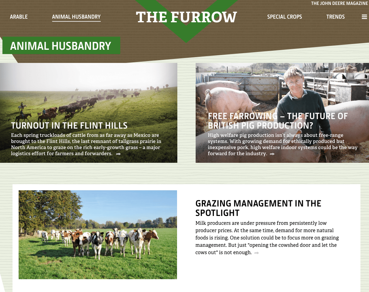 the furrow content marketing