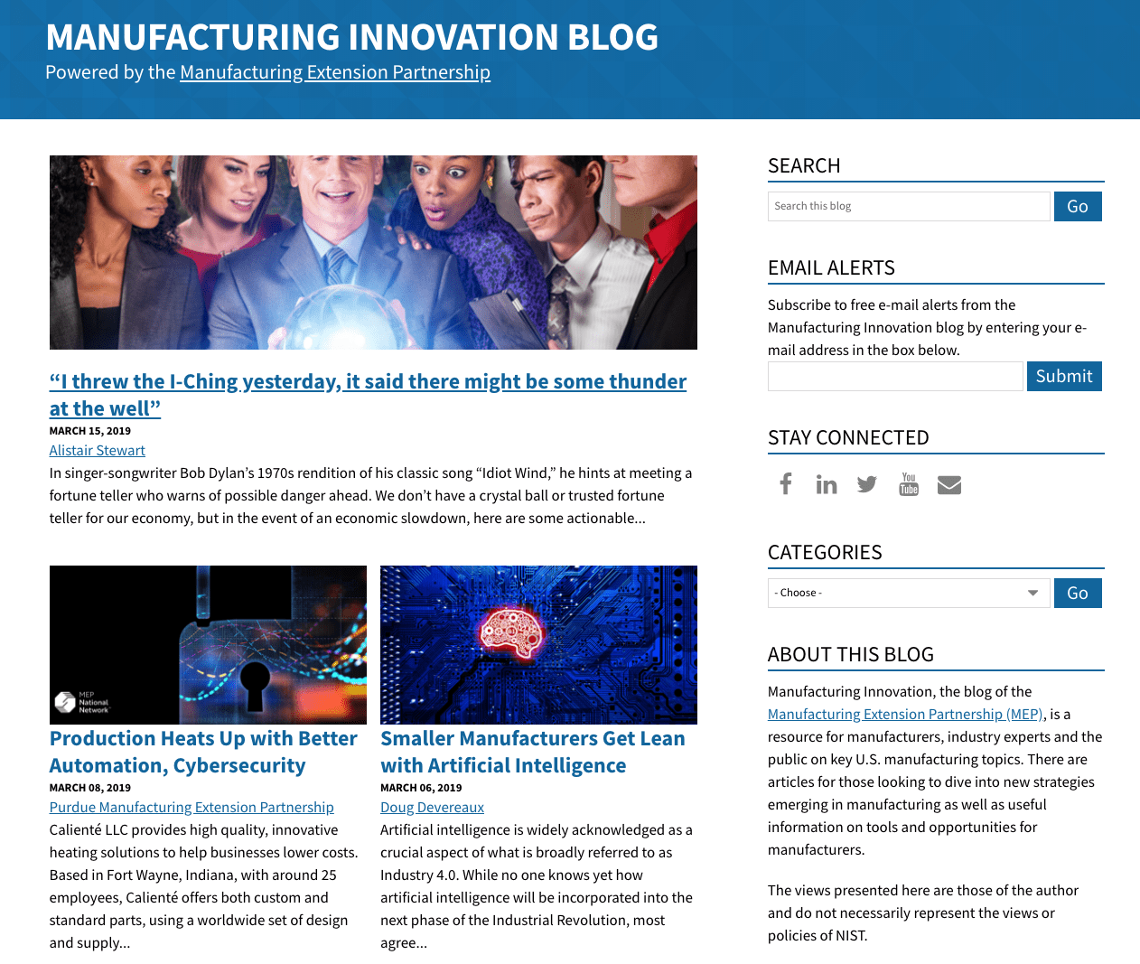 manufacturing blog